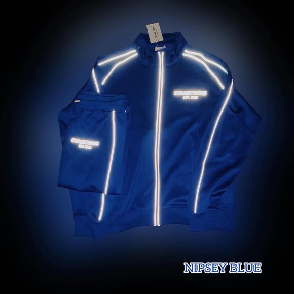 Reflective Blue Tracksuit